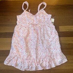 NWT Floral Pink Sleeveless Dress